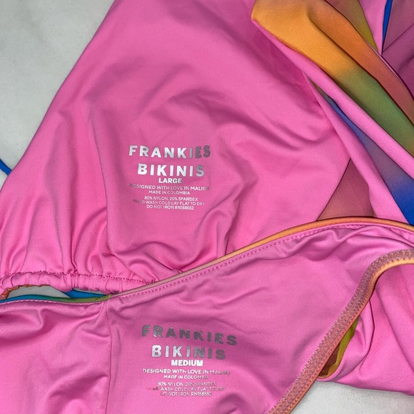 Frankie’s Bikinis - Bash Wrap Halter bikini set - Picture 4 of 6